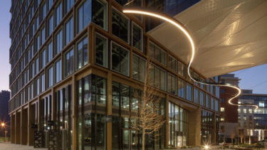 Modern commercial building designed for efficiency