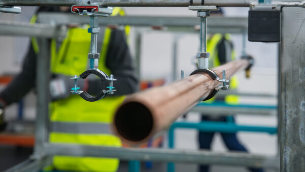 Modern industrial facility with advanced engineering solutions